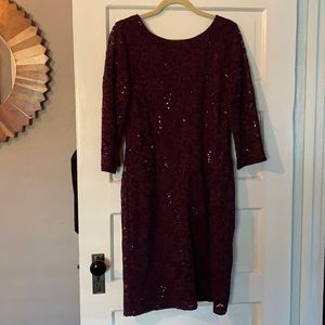 Purple special occasion dress - size 12